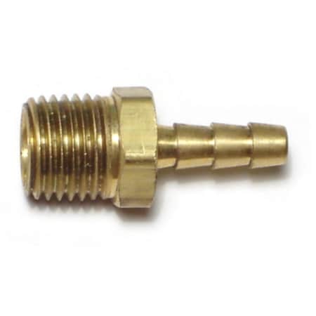 Midwest Fastener 3/16" x 1/4MIP Brass Hose Barbs 6PK 66502